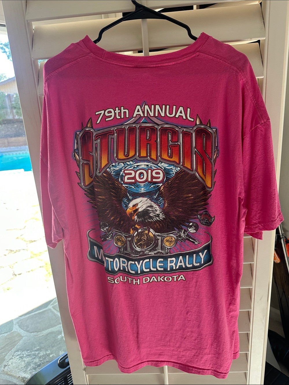 Sturgis 2019 Short Sleeve Graphic Tee - Pink